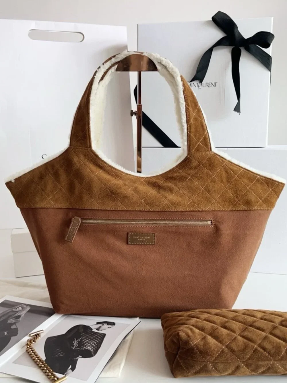 Saint Laurent Icare Small Shopping Bag